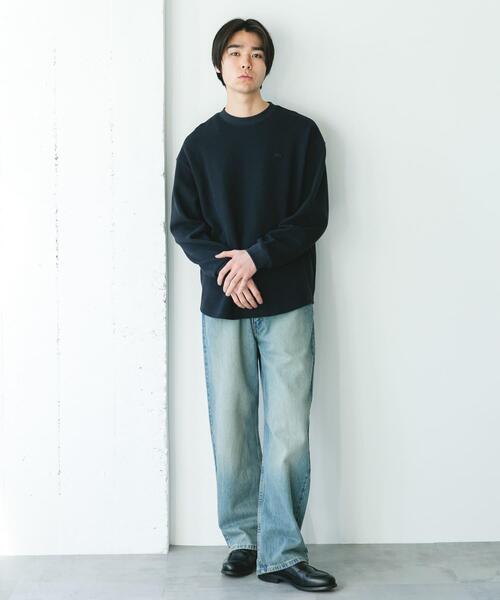 LACOSTE（ラコステ）の「『別注』LACOSTE×DOORS　THICK PIQUE ROUND LONG-SLEEVE（Tシャツ/カットソー・メンズ・ライトブルー/グリーン・4/3）」の21枚目の写真