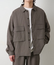 COLONY 2139（コロニートゥーワンスリーナイン）の「シアサッカーギンガムCPOシャツジャケット（ブルゾン）」