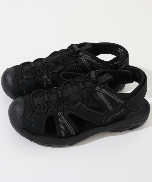 KRIFF MAYER(クリフメイヤー)の「スポーツサンダル(ドローコード)(サンダル・メンズ・ネイビー/ブラック・SMALL/LARGE/X-LARGE/MEDIUM)」の1枚目の写真