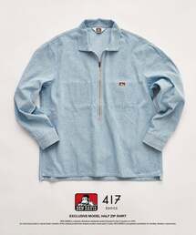 BEN DAVIS | 【BEN DAVIS / ベンデイビス】417別注 Half Zip Shirt(シャツ/ブラウス)