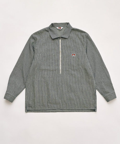 BEN DAVIS(ベンデイビス)の「【BEN DAVIS / ベンデイビス】417別注 Half Zip Shirt(シャツ/ブラウス・メンズ・ブルー/ネイビー/サックスブルー・X-LARGE/LARGE/MEDIUM)」の9枚目の写真