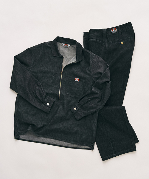 BEN DAVIS(ベンデイビス)の「【BEN DAVIS / ベンデイビス】417別注 Half Zip Shirt(シャツ/ブラウス・メンズ・ブルー/ネイビー/サックスブルー・X-LARGE/LARGE/MEDIUM)」の21枚目の写真