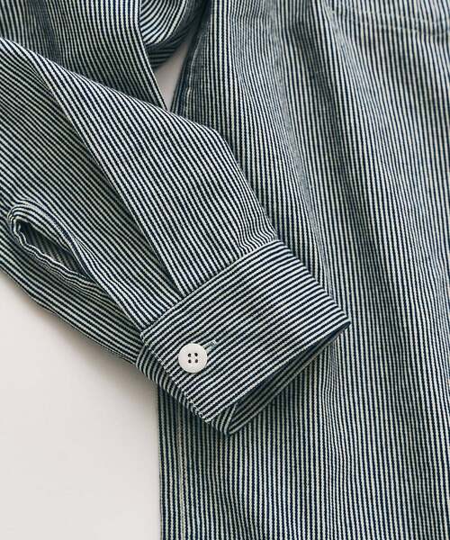 BEN DAVIS（ベンデイビス）の「【BEN DAVIS / ベンデイビス】417別注 Half Zip Shirt（シャツ/ブラウス・メンズ・ブルー/ネイビー/サックスブルー・X-LARGE/LARGE/MEDIUM）」の14枚目の写真