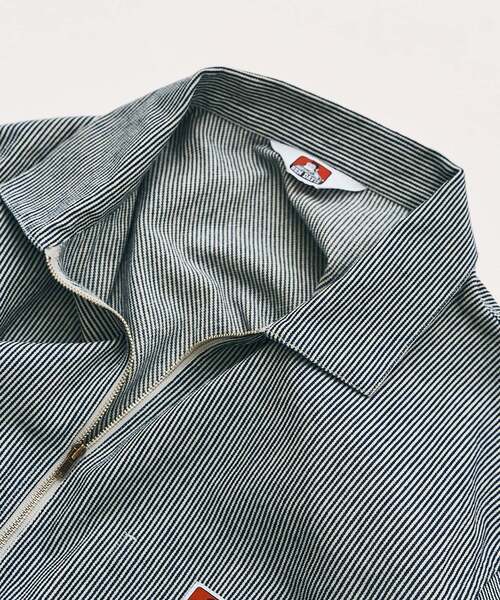 BEN DAVIS（ベンデイビス）の「【BEN DAVIS / ベンデイビス】417別注 Half Zip Shirt（シャツ/ブラウス・メンズ・ブルー/ネイビー/サックスブルー・X-LARGE/LARGE/MEDIUM）」の11枚目の写真