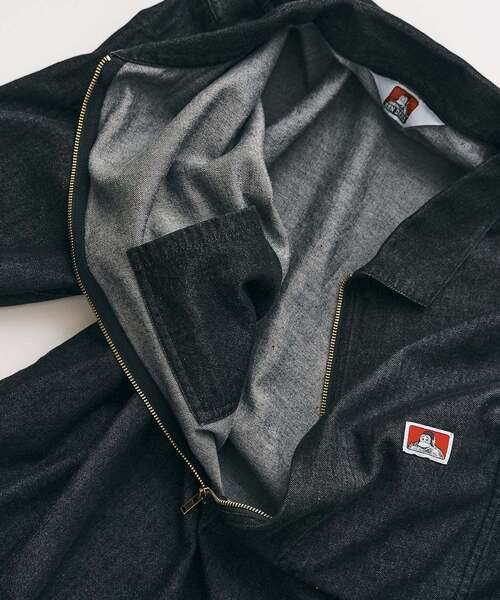 BEN DAVIS（ベンデイビス）の「【BEN DAVIS / ベンデイビス】417別注 Half Zip Shirt（シャツ/ブラウス・メンズ・ブルー/ネイビー/サックスブルー・X-LARGE/LARGE/MEDIUM）」の10枚目の写真