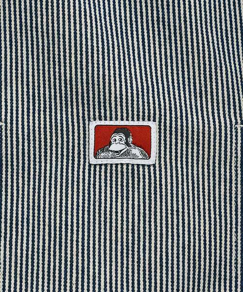 BEN DAVIS（ベンデイビス）の「【BEN DAVIS / ベンデイビス】417別注 Half Zip Shirt（シャツ/ブラウス・メンズ・ブルー/ネイビー/サックスブルー・X-LARGE/LARGE/MEDIUM）」の6枚目の写真