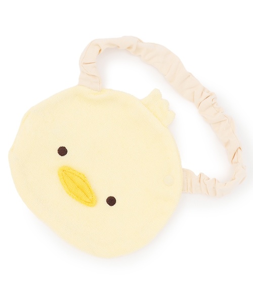 petit main（プティマイン）の「アニマルスタイ（スタイ/よだれかけ・キッズ・グレー/アイボリー/イエロー/ベージュ/チャコール・F）」の5枚目の写真