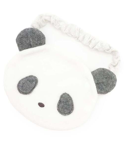 petit main（プティマイン）の「アニマルスタイ（スタイ/よだれかけ・キッズ・グレー/アイボリー/イエロー/ベージュ/チャコール・F）」の3枚目の写真