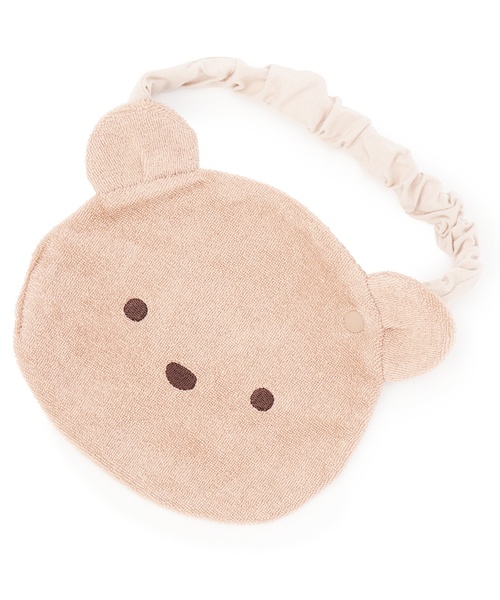 petit main（プティマイン）の「アニマルスタイ（スタイ/よだれかけ・キッズ・グレー/アイボリー/イエロー/ベージュ/チャコール・F）」の7枚目の写真