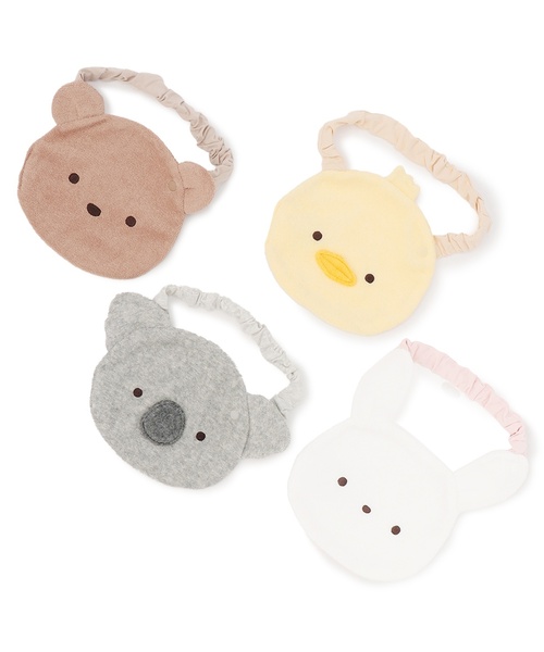 petit main（プティマイン）の「アニマルスタイ（スタイ/よだれかけ・キッズ・グレー/アイボリー/イエロー/ベージュ/チャコール・F）」の11枚目の写真