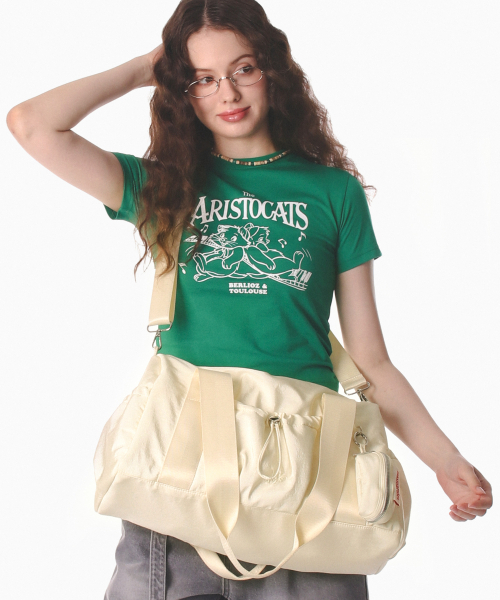 MASMARULEZ（マスマルールズ）の「[INT][POUCH SET] glossy shoulder duffel bag_Lemon chiffon（ボストンバッグ・レディース・その他・FREE）」の11枚目の写真