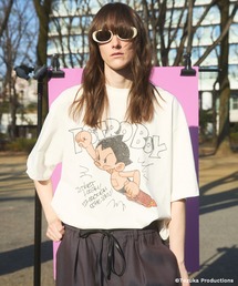 MAISON SPECIAL（メゾンスペシャル）の「《UNISEX》【TEZUKA CHARACTERS for MAISON SPECIAL】- ASTRO BOY - Prime-Over Crew Neck Graphic T-Shirt/- 鉄腕アトム - プライムオーバークルーネックグラフィックTシャツ【MAISON SPECIAL/メゾンスペシャル】（Tシャツ/カットソー）」