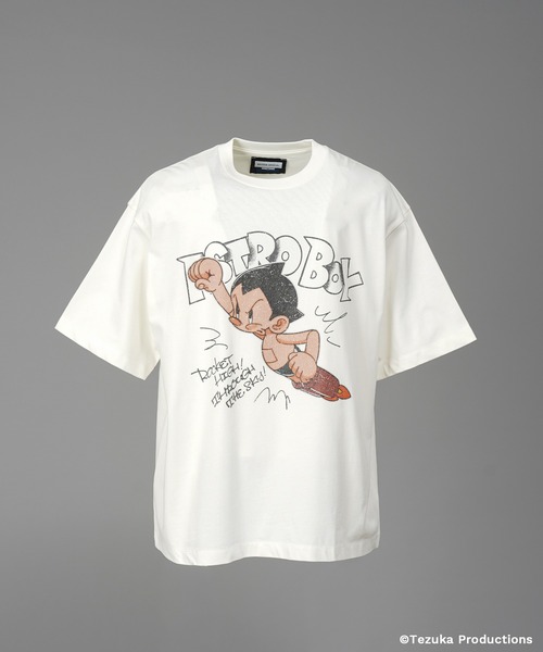 MAISON SPECIAL（メゾンスペシャル）の「《UNISEX》【TEZUKA CHARACTERS for MAISON SPECIAL】- ASTRO BOY - Prime-Over Crew Neck Graphic T-Shirt/- 鉄腕アトム - プライムオーバークルーネックグラフィックTシャツ【MAISON SPECIAL/メゾンスペシャル】（Tシャツ/カットソー・メンズ・ホワイト/ブラック・0/2/1）」の9枚目の写真