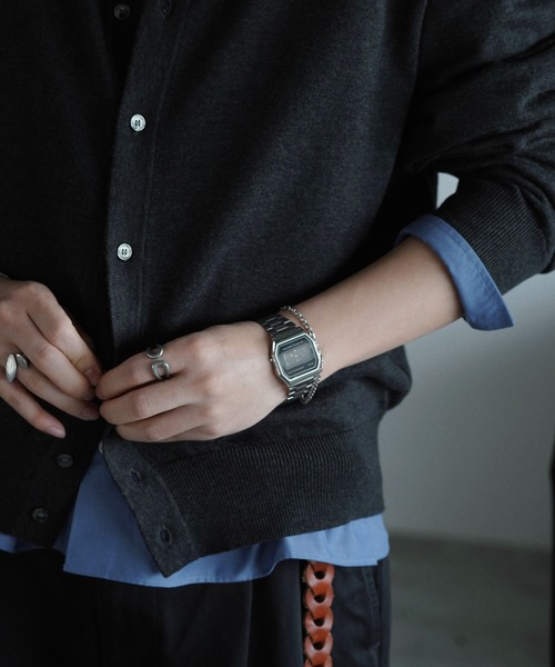 WYM LIDNM（ウィム バイ リドム）の「COMBINATION CHAIN BRACELET / SNAKE CHAIN BRACELET（ブレスレット・メンズ・シルバー系1/シルバー系2・S/FREE/M）」の4枚目の写真