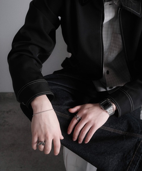 WYM LIDNM（ウィム バイ リドム）の「COMBINATION CHAIN BRACELET / SNAKE CHAIN BRACELET（ブレスレット・メンズ・シルバー系1/シルバー系2・S/FREE/M）」の21枚目の写真