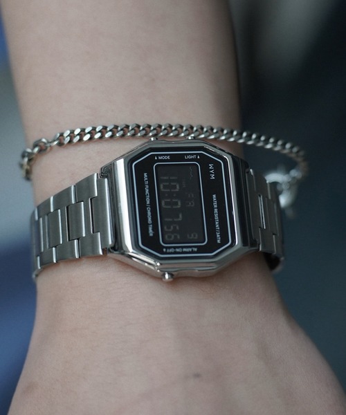 WYM LIDNM（ウィム バイ リドム）の「COMBINATION CHAIN BRACELET / SNAKE CHAIN BRACELET（ブレスレット・メンズ・シルバー系1/シルバー系2・S/FREE/M）」の5枚目の写真