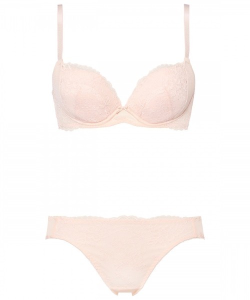 AMOSTYLE BY Triumph（アモスタイルバイトリンプ）の「きゅっと寄せブラ ブラ＆ショーツセット デイジーレース【B,C,Dカップ】AMST1150 WHU3 + Hikini JX【amo-kb】（ブラ&ショーツ・レディース・ネイビー/チェリーピンク/ライトグリーン・D70M/D75L/B70M/B75M/C65M/C70M/C75L/D65M/B65M）」の19枚目の写真