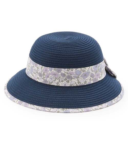 sense of wonder（センスオブワンダー）の「ウォッシャブルブレードリバティリボン帽子（ハット・キッズ・ホワイト系/ピンク/ネイビー・50-52cm/48-50cm/52-54cm）」の2枚目の写真