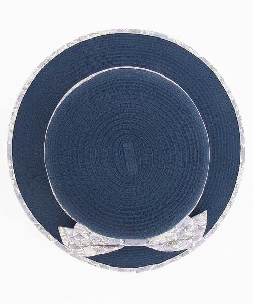 sense of wonder（センスオブワンダー）の「ウォッシャブルブレードリバティリボン帽子（ハット・キッズ・ホワイト系/ピンク/ネイビー・50-52cm/48-50cm/52-54cm）」の5枚目の写真