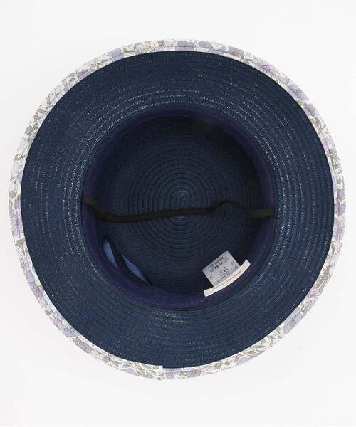 sense of wonder（センスオブワンダー）の「ウォッシャブルブレードリバティリボン帽子（ハット・キッズ・ホワイト系/ピンク/ネイビー・50-52cm/48-50cm/52-54cm）」の6枚目の写真