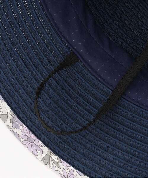 sense of wonder（センスオブワンダー）の「ウォッシャブルブレードリバティリボン帽子（ハット・キッズ・ホワイト系/ピンク/ネイビー・50-52cm/48-50cm/52-54cm）」の7枚目の写真