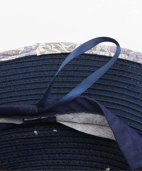 sense of wonder（センスオブワンダー）の「ウォッシャブルブレードリバティリボン帽子（ハット・キッズ・ホワイト系/ピンク/ネイビー・50-52cm/48-50cm/52-54cm）」の8枚目の写真