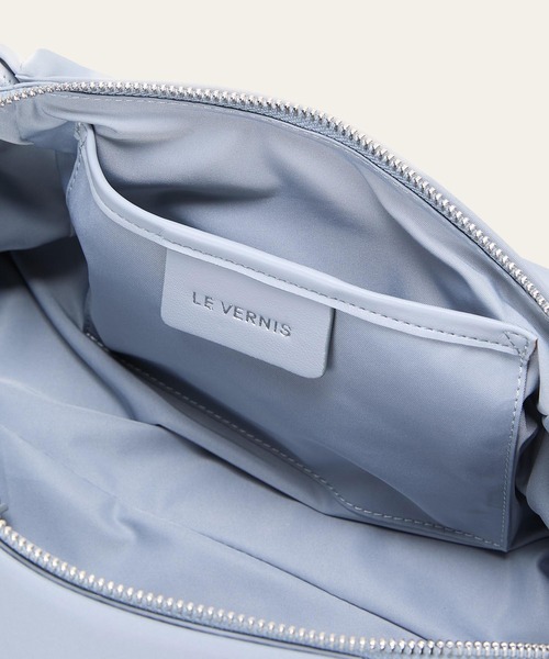 LE VERNIS（ル・ベルニ）の「[LE VERNIS] Marshmallow boston bag (Fabric)（ショルダーバッグ・レディース・ブラウン/ブルー/ブラック・FREE）」の12枚目の写真