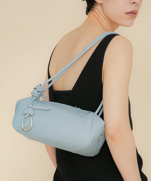 LE VERNIS（ル・ベルニ）の「[LE VERNIS] Marshmallow boston bag (Fabric)（ショルダーバッグ・レディース・ブラウン/ブルー/ブラック・FREE）」の16枚目の写真