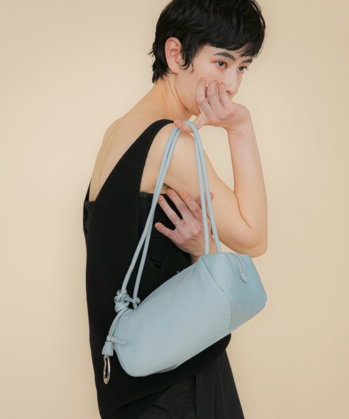 LE VERNIS（ル・ベルニ）の「[LE VERNIS] Marshmallow boston bag (Fabric)（ショルダーバッグ・レディース・ブラウン/ブルー/ブラック・FREE）」の17枚目の写真