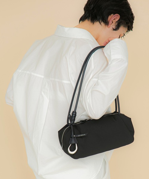 LE VERNIS（ル・ベルニ）の「[LE VERNIS] Marshmallow boston bag (Fabric)（ショルダーバッグ・レディース・ブラウン/ブルー/ブラック・FREE）」の20枚目の写真