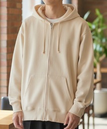 【LIFEMAX/ライフマックス】10オンス フードジップパーカ（裏パイル）/フルジップ ユニセックス 無地　ビッグサイズ