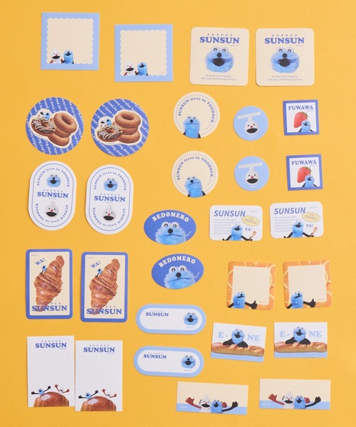 Paradise Picnic(パラダイスピクニック)の「【パペットスンスン】フレークシール(ステッカー/テープ・レディース・その他1/その他2・FREE)」の4枚目の写真