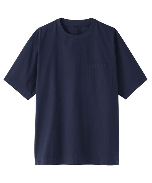 無印良品(ムジルシリョウヒン)の「紳士 涼感クルーネック半袖布帛Tシャツ(シャツ/ブラウス・メンズ・カーキ/ブラック/ネイビー/ダークグレー/ホワイト・M/L/XL/S)」の12枚目の写真