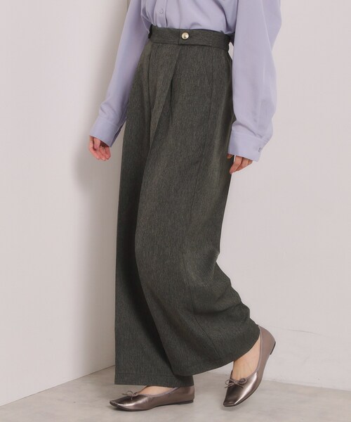 ITS'DEMO（イッツデモ）の「【洗濯機OK】デニム風ワイドパンツ（その他パンツ・レディース・ネイビー/ブラック・00）」の3枚目の写真