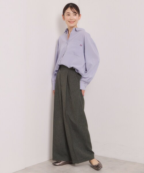 ITS'DEMO（イッツデモ）の「【洗濯機OK】デニム風ワイドパンツ（その他パンツ・レディース・ネイビー/ブラック・00）」の5枚目の写真