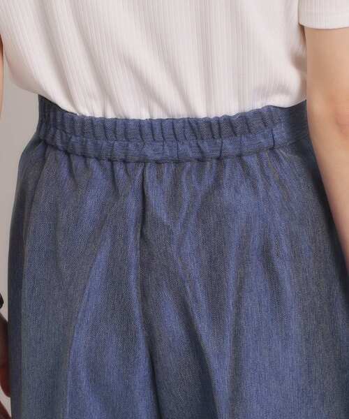 ITS'DEMO（イッツデモ）の「【洗濯機OK】デニム風ワイドパンツ（その他パンツ・レディース・ネイビー/ブラック・00）」の16枚目の写真