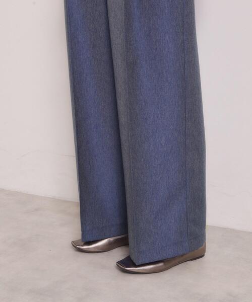 ITS'DEMO（イッツデモ）の「【洗濯機OK】デニム風ワイドパンツ（その他パンツ・レディース・ネイビー/ブラック・00）」の17枚目の写真