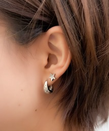 【Peony/ピオニー】星型シンプルモチーフピアス【アレルギー対応】