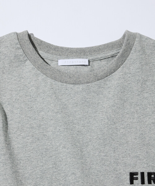 Firsthand(ファーストハンド)の「Firsthand/ファーストハンド 6オンス フロントロゴ 刺繍 クルーネックTシャツ / ワンポイントデザインTシャツ LEFT CHEST EMBROIDERY FIRST(Tシャツ/カットソー・メンズ・ブルーグレー/チャコールグレー/ブラック/ホワイト/グレー/ネイビー・LARGE/MEDIUM)」の10枚目の写真