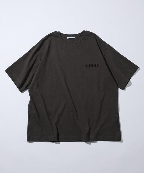 Firsthand(ファーストハンド)の「Firsthand/ファーストハンド 6オンス フロントロゴ 刺繍 クルーネックTシャツ / ワンポイントデザインTシャツ LEFT CHEST EMBROIDERY FIRST(Tシャツ/カットソー・メンズ・ブルーグレー/チャコールグレー/ブラック/ホワイト/グレー/ネイビー・LARGE/MEDIUM)」の20枚目の写真