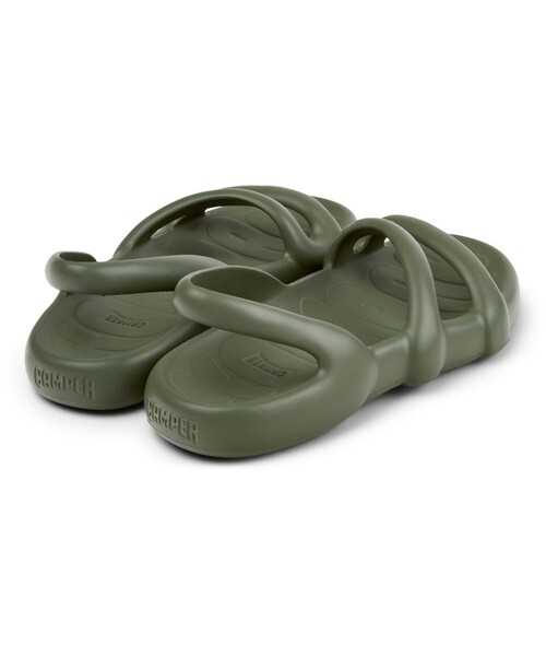 CAMPER（カンペール）の「[カンペール] KOBARAH FLAT / サンダル（サンダル・レディース・カーキ・25.0cm/25.5cm/24.0cm/23.5cm/23.0cm/22.5cm）」の3枚目の写真