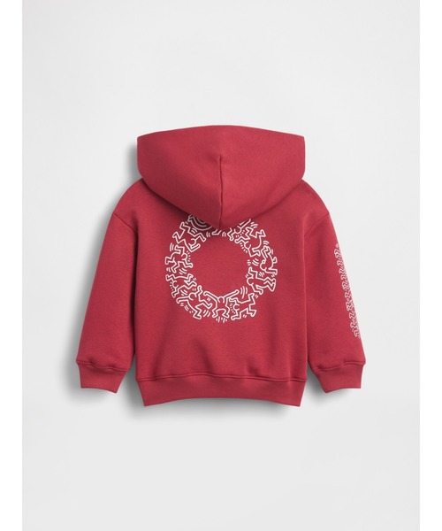 GAP(ギャップ)の「キース・ヘリング ヴィンテージソフトパーカー (幼児)(パーカー・キッズ・レッド・105cm/110cm/100cm/95cm/80cm/90cm/70cm)」の5枚目の写真