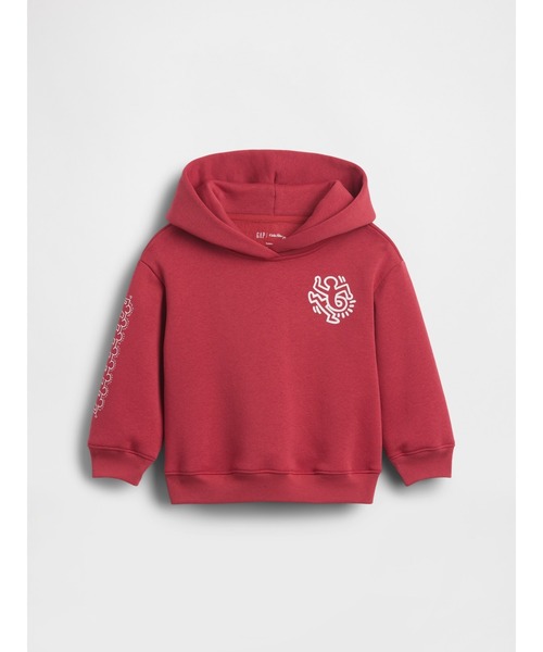 GAP(ギャップ)の「キース・ヘリング ヴィンテージソフトパーカー (幼児)(パーカー・キッズ・レッド・105cm/110cm/100cm/95cm/80cm/90cm/70cm)」の6枚目の写真