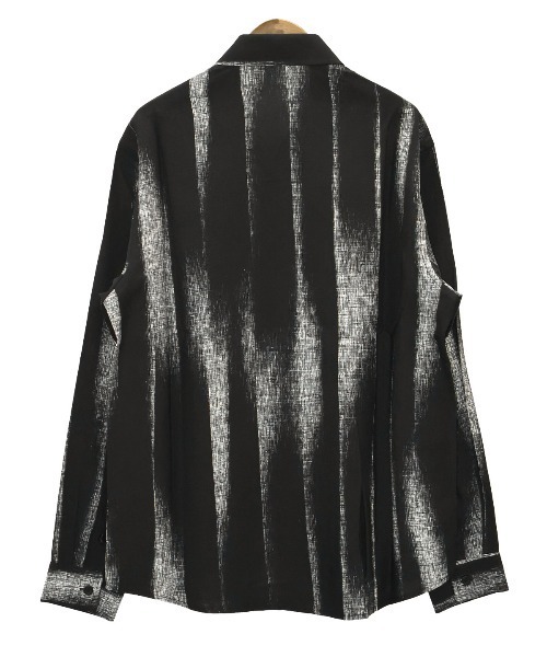 LUXSTYLE（ラグスタイル）の「梨地クレープ総柄プリント長袖シャツ（シャツ/ブラウス・メンズ・ホワイト/ブラック・L/M/XL）」の18枚目の写真