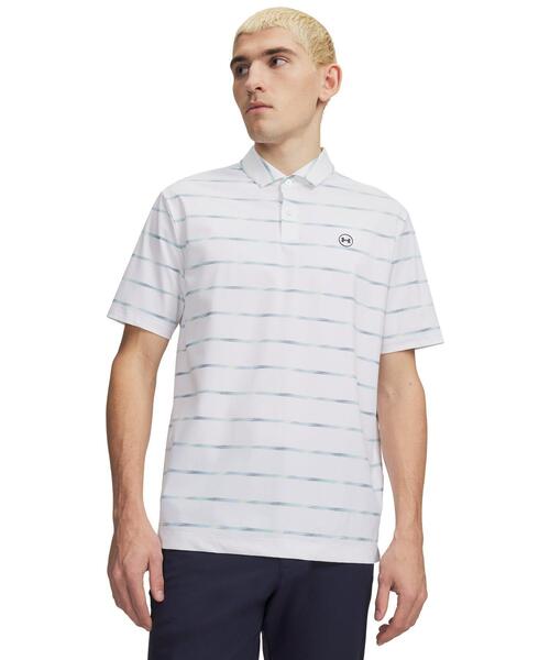UNDER ARMOUR(アンダーアーマー)の「UAドライブチル プリント ポロ(ゴルフ/メンズ)(ポロシャツ・メンズ・ホワイト・L/M/XL/2XL/3XL/S)」の1枚目の写真