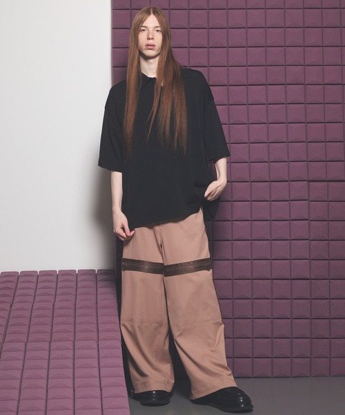 MAISON SPECIAL(メゾンスペシャル)の「《UNISEX》Inside Out Prime-Wide Zip Flight Trousers/インサイドアウトプライムワイドZIPフライトスラックス【MAISON SPECIAL/メゾンスペシャル】(その他パンツ・メンズ・チャコールグレー/ブラック/ピンク・2/1/0)」の13枚目の写真