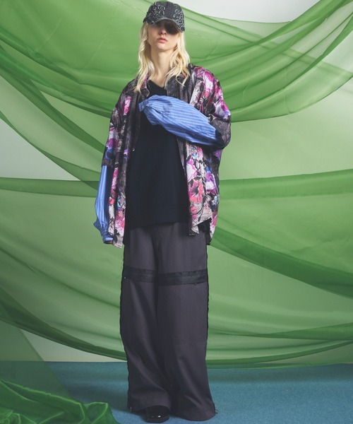 MAISON SPECIAL(メゾンスペシャル)の「《UNISEX》Inside Out Prime-Wide Zip Flight Trousers/インサイドアウトプライムワイドZIPフライトスラックス【MAISON SPECIAL/メゾンスペシャル】(その他パンツ・メンズ・チャコールグレー/ブラック/ピンク・2/1/0)」の11枚目の写真