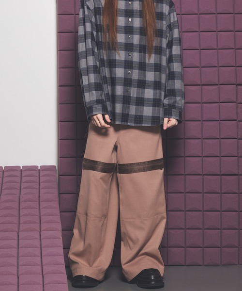 MAISON SPECIAL(メゾンスペシャル)の「《UNISEX》Inside Out Prime-Wide Zip Flight Trousers/インサイドアウトプライムワイドZIPフライトスラックス【MAISON SPECIAL/メゾンスペシャル】(その他パンツ・メンズ・チャコールグレー/ブラック/ピンク・2/1/0)」の20枚目の写真