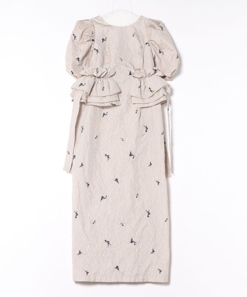 ANDRESD】blossom frill dress 結婚式 パーティードレス オケージョン