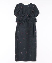 ドットレイヤードドレス / dot layered dress（ドレス）｜ANDRESD